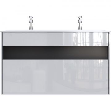 База с нишей Am.Pm (Ам.Пм) Func 120 см 1 ящик, белый глянец, M8FFUX1201WG