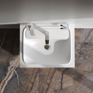 База с нишей Am.Pm (Ам.Пм) Func дерево, 60 см 1 ящик, белый глянец, M8FFUX0601WG