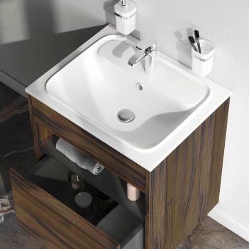 База с нишей Am.Pm (Ам.Пм) Func дерево текстурированное, 60 см 1 ящик, дерево, M8FFUX0601OF