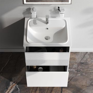 База 2 ящика Am.Pm (Ам.Пм) Func МДФ, 60 см push-to-open, белый матовый, M8FFUX0602WM