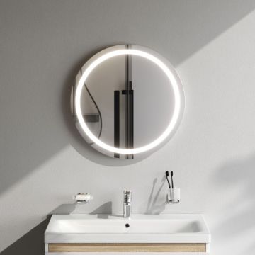 Зеркало универсальное Am.Pm (Ам.Пм) X-Joy контурная LED-подсветка, ИК-сенсор, 60 см серый металлик, M85AMOX0601WG