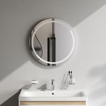 Зеркало универсальное Am.Pm (Ам.Пм) X-Joy контурная LED-подсветка, ИК-сенсор, 60 см серый металлик, M85AMOX0601WG