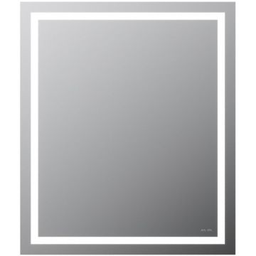 Зеркало настенное Am.Pm (Ам.Пм) Gem LED-подсветка, 60 см серый металлик, M91AMOX0601WG