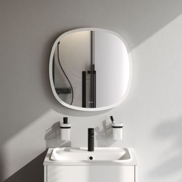 Зеркало универсальное Am.Pm (Ам.Пм) Func квадрат, 60 см ИК-сенсор, серый металлик, M8FMOX0601WGS