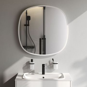 Зеркало универсальное Am.Pm (Ам.Пм) Func LED-подсветка, ИК-сенсор, квадрат, 80 см белый, M8FMOX0801WGS