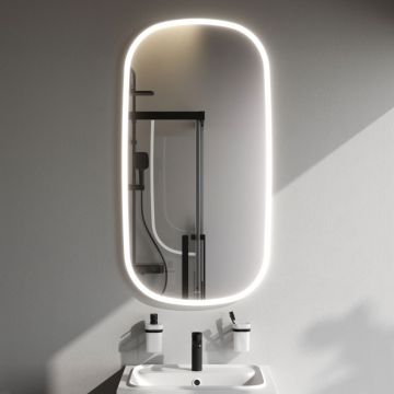 Зеркало универсальное Am.Pm (Ам.Пм) Func LED-подсветка, ИК-сенсор, 65*124 см белый, M8FMOX0651WGH