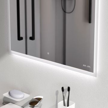 Зеркало Am.Pm (Ам.Пм) Spirit V2.0, LED-подсветка, антизапотевание, 60 см ИК-сенсор, белый, M71AMOX0601SA