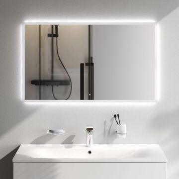 Зеркало с LED-подсветкой Am.Pm (Ам.Пм) Spirit V2.0, 100 см ИК-сенсор, антизапотевание, белый, M71AMOX1001SA