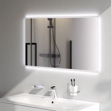 Зеркало с LED-подсветкой Am.Pm (Ам.Пм) Spirit V2.0, 100 см ИК-сенсор, антизапотевание, белый, M71AMOX1001SA