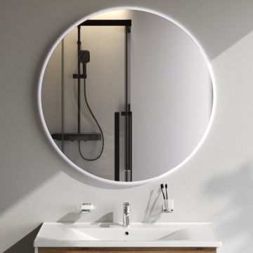 Зеркало круг Am.Pm (Ам.Пм) X-Joy LED подсветка, 110 см ИК-сенсор, серебристый, M85MOX41101S