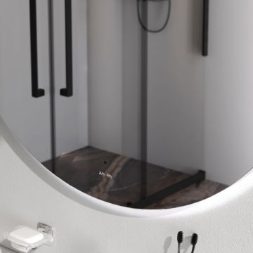 Зеркало круг Am.Pm (Ам.Пм) X-Joy LED подсветка, 110 см ИК-сенсор, серебристый, M85MOX41101S