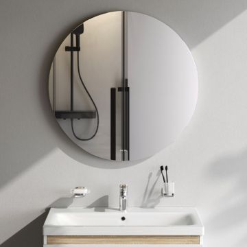 Зеркало круг Am.Pm (Ам.Пм) X-Joy с интерьерной Led подсветкой, 80 см ИК-сенсор, серебристый, M85MOX40801S