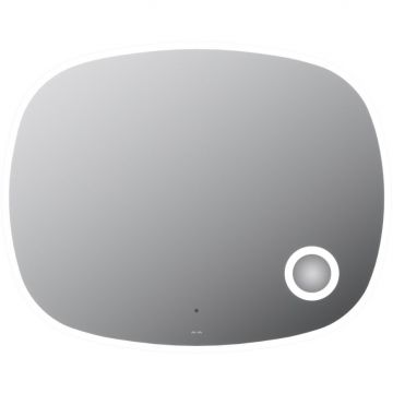 Зеркало настенное Am.Pm (Ам.Пм) Func с контурной LED-подсветкой, ИК сенсором, косметическим зеркалом, белый, M8FMOX1003SA