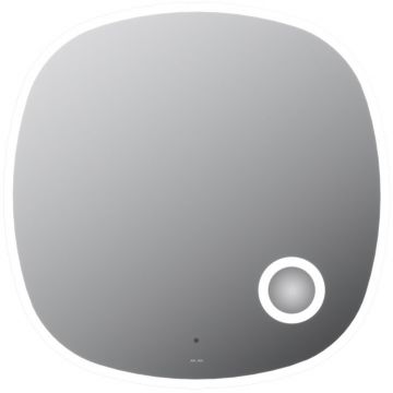 Зеркало настенное Am.Pm (Ам.Пм) Func с контурной LED-подсветкой, ИК сенсором, косметическим зеркалом, белый, M8FMOX0803SA