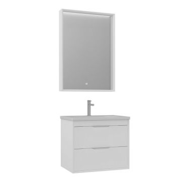 Тумба с раковиной Orka (Орка) Clay 65 подвесная, белый матовый 5004379