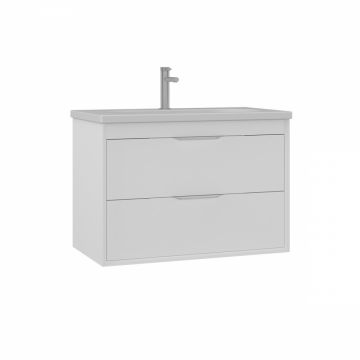 Тумба с раковиной Orka (Орка) Clay 80 подвесная, белый матовый 5004382