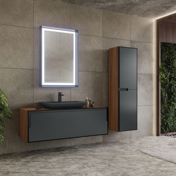 Пенал Orka (Орка) Craft 40 орех/антрацит, универсальный 3000319