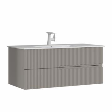 Тумба с раковиной Orka Moonlight 120 подвесная, бежевый матовый 5001508