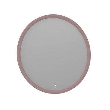 Зеркало Orka (Орка) Molino 90x90 c LED подсветкой, розовый матовый 3006250
