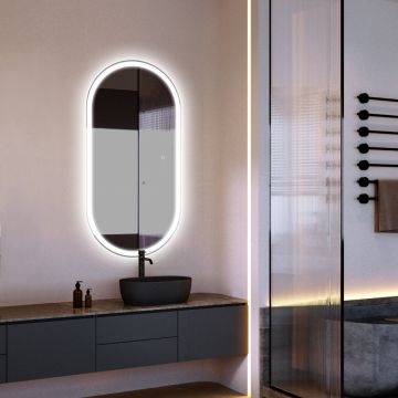 Зеркало Abber (Аббер) Kontur AG6303SL-1.2 с подсветкой, сенсорный выключатель, диммер