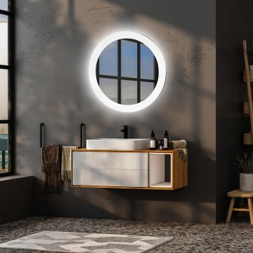 Зеркало Abber (Аббер) Mond AG6202SL-0.77 с подсветкой, сенсорный выключатель, диммер