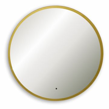 Зеркало Abber (Аббер) Mond AG6204SCG-0.77 с подсветкой, бесконтактный выключатель, диммер, золото
