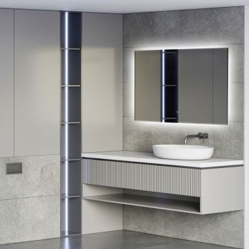 Зеркало Abber (Аббер) See AG6103SL-0.8 с подсветкой, сенсорный выключатель, диммер