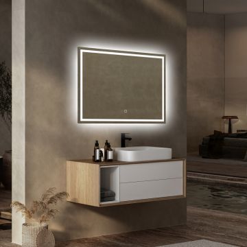 Зеркало Abber (Аббер) See AG6116S с подсветкой, сенсорный выключатель, диммер