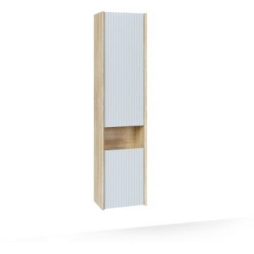 Пенал Jorno (Жорно) Tossony 140 см подвесной Сонома светлая/белый (Toss.04.140/P/SS-W/JR)