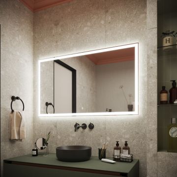 Зеркало для ванной комнаты Sancos City 1200х700 мм, c подсветкой, (CI1200)