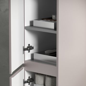 Шкаф-пенал Sancos (Санкос) Snob T подвесной Doha Soft, 350х350х1650 мм, (PSNT35SM)