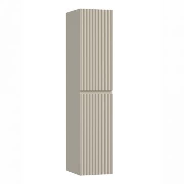 Шкаф-пенал Sancos (Санкос) Snob R подвесной Beige Soft, 350х350х1650 мм, (PSNR35CE)