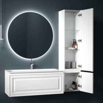 Шкаф-пенал Sancos (Санкос) Very подвесной правый, Bianco, 350х300х1600 мм, (PVR35RW)