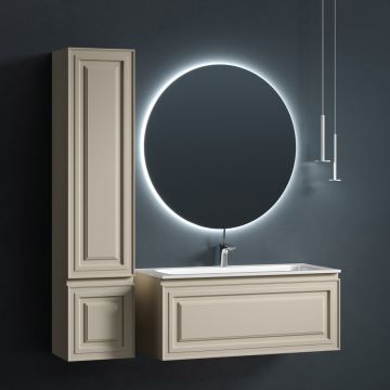 Тумба подвесная Sancos Very 995х445х406 мм, c одним ящиком оснащенным доводчиками, Beige Soft, (без раковины) (VR100CE)