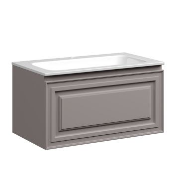 Тумба подвесная Sancos (Санкос) Very 790х445х406 мм, c одним ящиком оснащенным доводчиками, Doha Soft, (без раковины) (VR80SM)