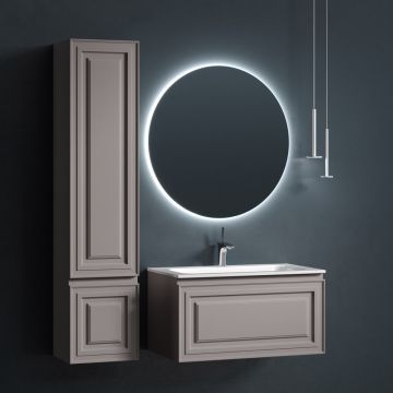 Тумба подвесная Sancos (Санкос) Very 790х445х406 мм, c одним ящиком оснащенным доводчиками, Doha Soft, (без раковины) (VR80SM)