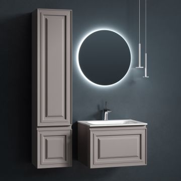 Тумба подвесная Sancos (Санкос) Very 590х445х406 мм, c одним ящиком оснащенным доводчиками, Doha Soft, (без раковины) (VR60SM)