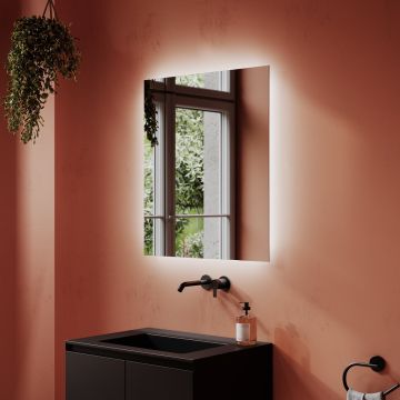 Зеркало для ванной комнаты Sancos (Санкос) SQUARE 700х800 мм, с подсветкой, (SQ700)