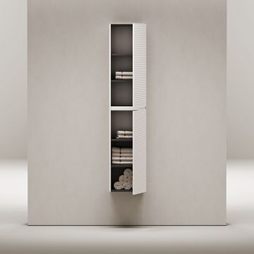 Шкаф-пенал подвесной Sancos (Санкос) Folk, 350х350х1650 мм, цвет Bianco, (PFL35W)