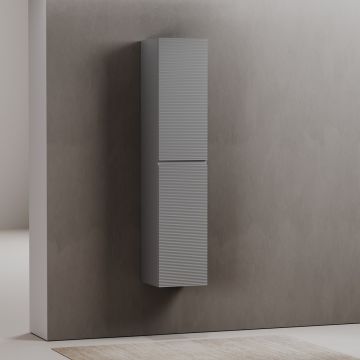 Шкаф-пенал подвесной Sancos (Санкос) Folk, 350х350х1650 мм, цвет Ergraut soft, (PFL35ES)