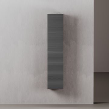 Шкаф-пенал подвесной Sancos (Санкос) Folk, 350х350х1650 мм, цвет Grey soft, (PFL35GS)