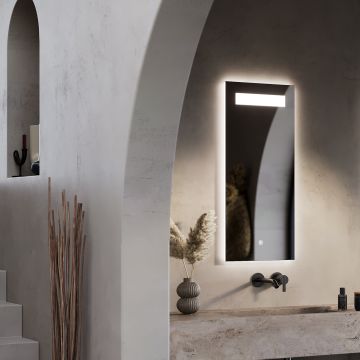 Зеркало для ванной комнаты Sancos (Санкос) Solo 350х800 мм, с подсветкой, (SL35)