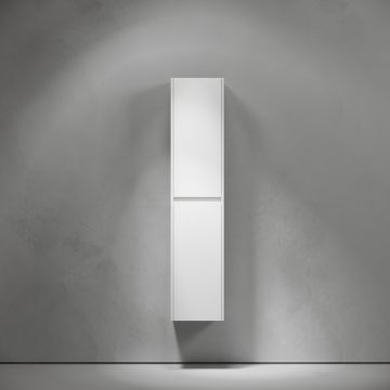 Шкаф-пенал Sancos (Санкос) Libra подвесной белый глянец, 350х300х1600 мм, (PLB35W)