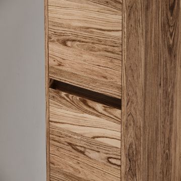 Шкаф-пенал Sancos (Санкос) Libra подвесной дуб чарльстон, 350х300х1600 мм, (PLB35ECH)