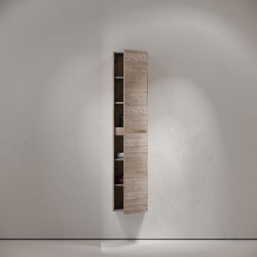 Шкаф-пенал Sancos (Санкос) Libra подвесной, 350х300х1600 мм, дуб галифакс натуральный, (PLB35EG)