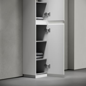 Шкаф-пенал Sancos (Санкос) Libra Floor напольный, белый глянец, 350х300х1870 мм, (PLB35FW)