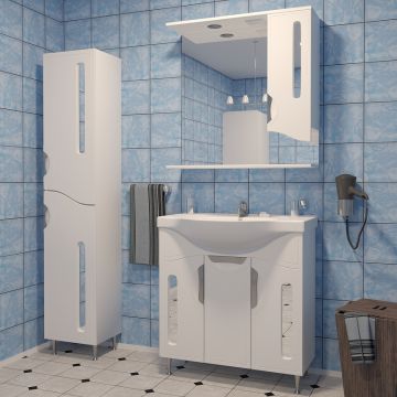 Шкаф-пенал Stella (Стелла) Polar Сильва 36 SP-00000205 белый