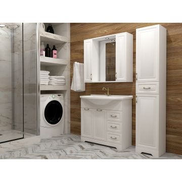 Зеркало-шкаф Stella (Стелла) Polar Кармела 75/С, SP-00000185 Ольха белая