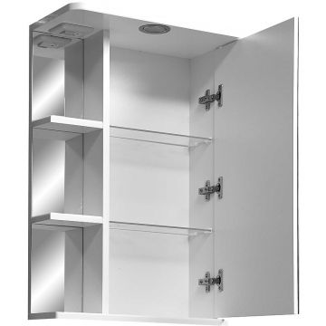 Зеркало-шкаф Stella (Стелла) Polar Нелея 45/С, правое SP-00000223 белый