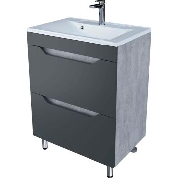 Тумба Stella Polar (Стелла Поляр) Абигель 65, SP-00001131 серый, цемент